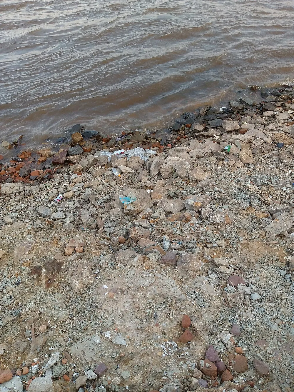 The Congo River at Kisangani after flooding in March 2023.
