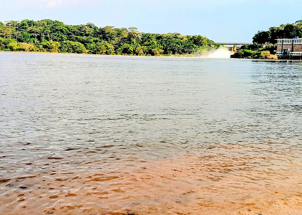 The Tshopo hydroelectric dam in Kisangani, Democratic Republic of the Congo.