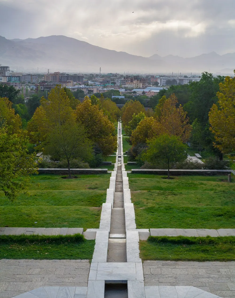 The Garden of Babur in Kabul, Afghanistan, 5 September 2015.