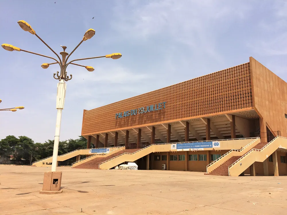 The Palace of 29 July in Niamey, Niger, 22 September 2018.