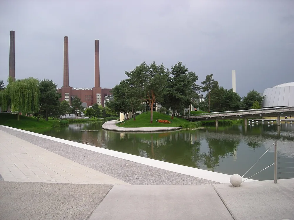 Autostadt and the Volkswagen factory in Wolfsburg, Germany, 29 June 2012.