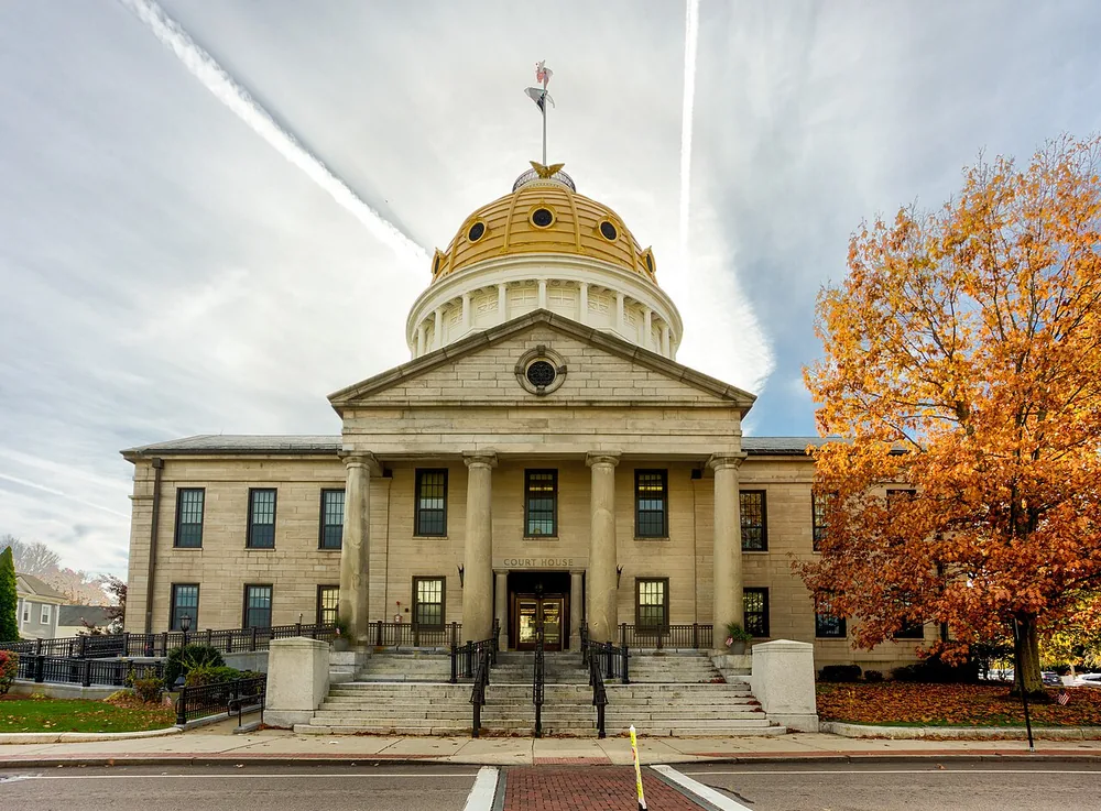 Norfolk County Courthouse in Dedham, Massachusetts.