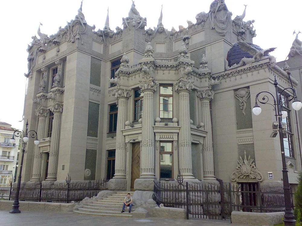 The House with Chimaeras on Bankova Street in Kyiv, Ukraine, 11 July 2007.