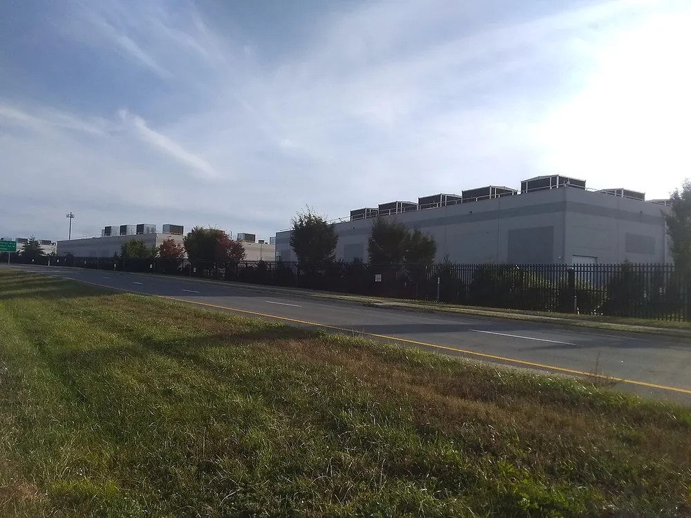 AWS server buildings in Ashburn, Virginia, 9 October 2020.