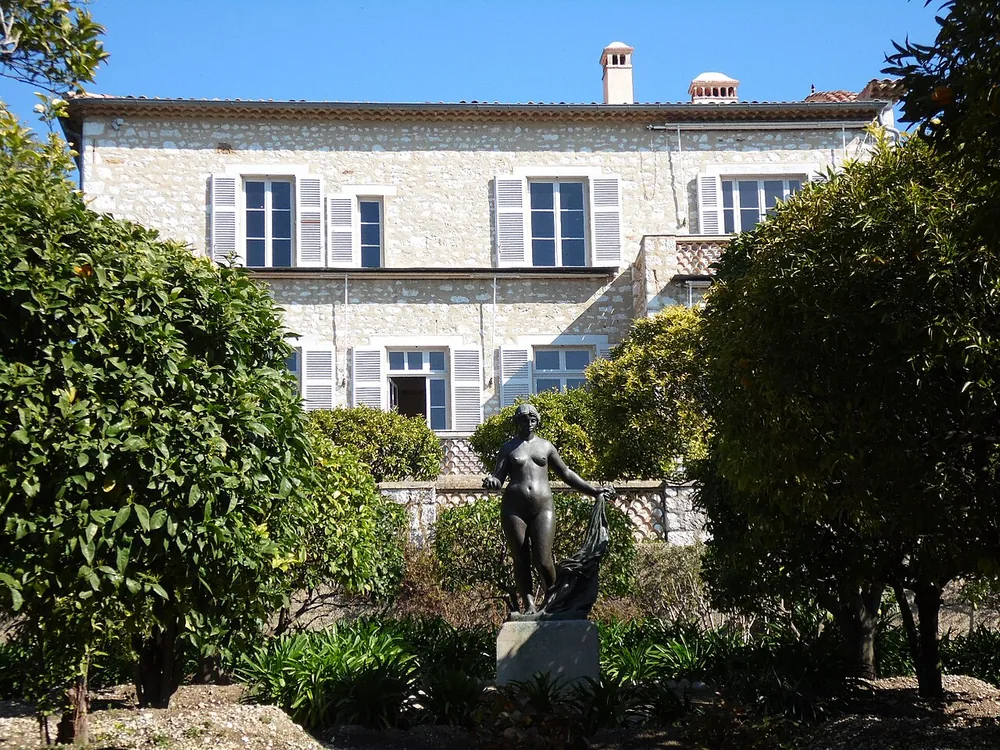 The Musée Renoir house museum in Cagnes-sur-Mer on the French Riviera.