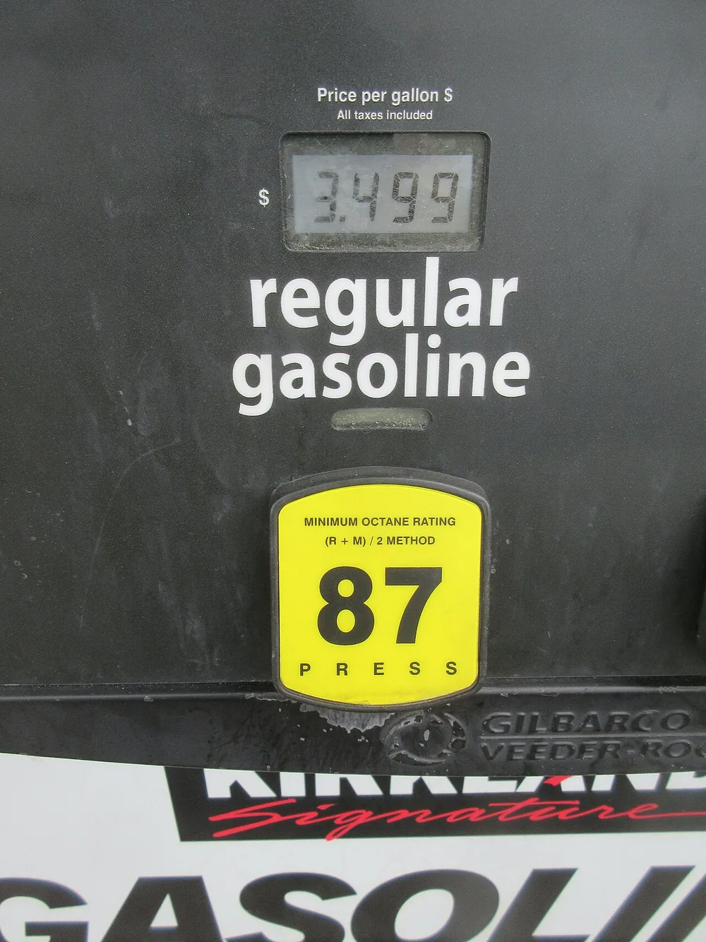 Costco gasoline price boards in New Orleans on 2 June 2026.