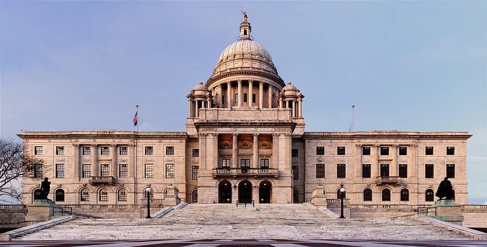 The Rhode Island State House in Providence.