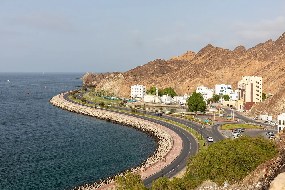 The Mutrah (Muttrah) waterfront in Muscat, Oman, on 14 August 2024.