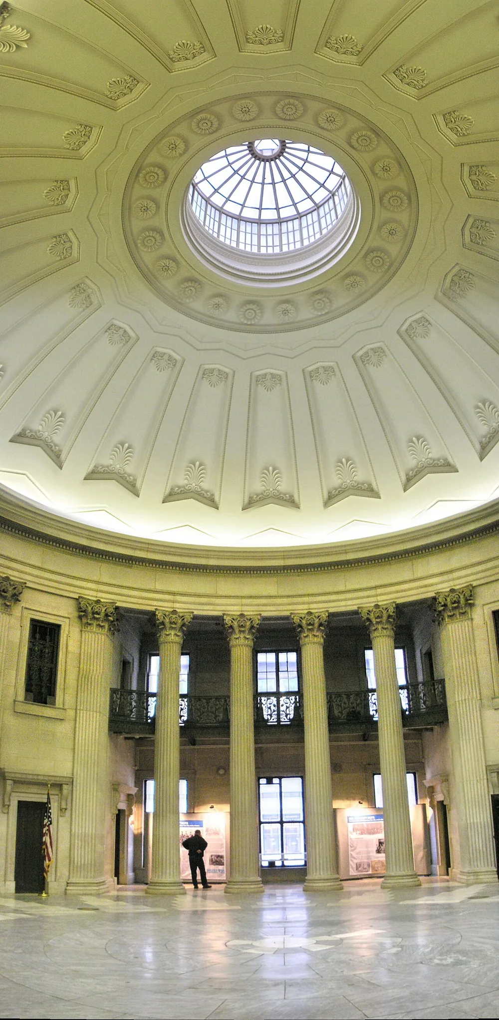 Federal Hall National Memorial on Wall Street in New York City.