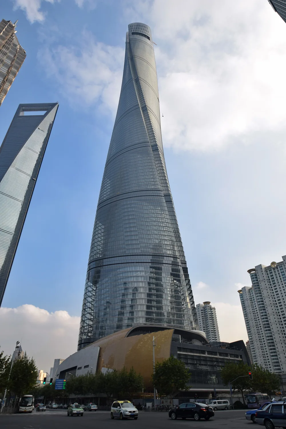 Shanghai Tower in Pudong, Shanghai, China, photographed in 2015.