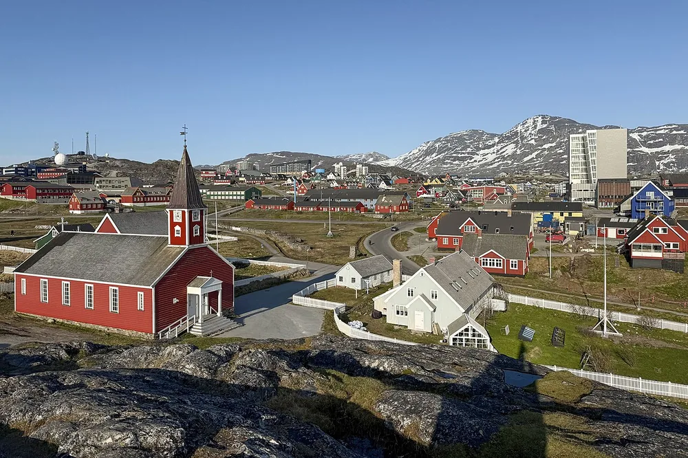 Nuuk, Greenland, near the cathedral, 18 June 2025.