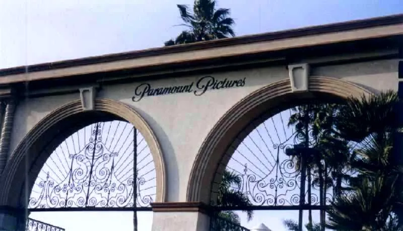 Paramount Pictures studio gate, Los Angeles, 2011.