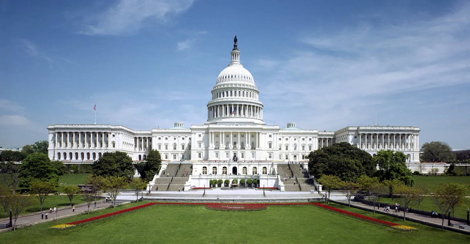 West front of the United States Capitol, Washington, D.C., 2007.