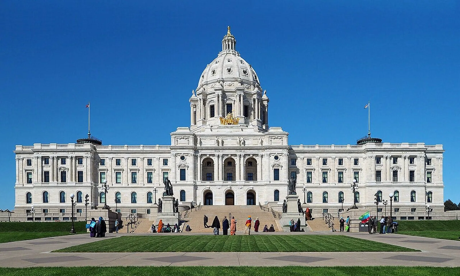 The Minnesota State Capitol in Saint Paul, photographed in 2017. Photo: Wikimedia Commons.