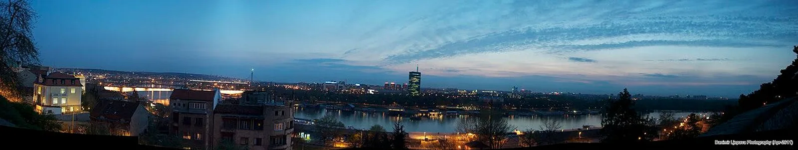 Belgrade from Kalemegdan fortress