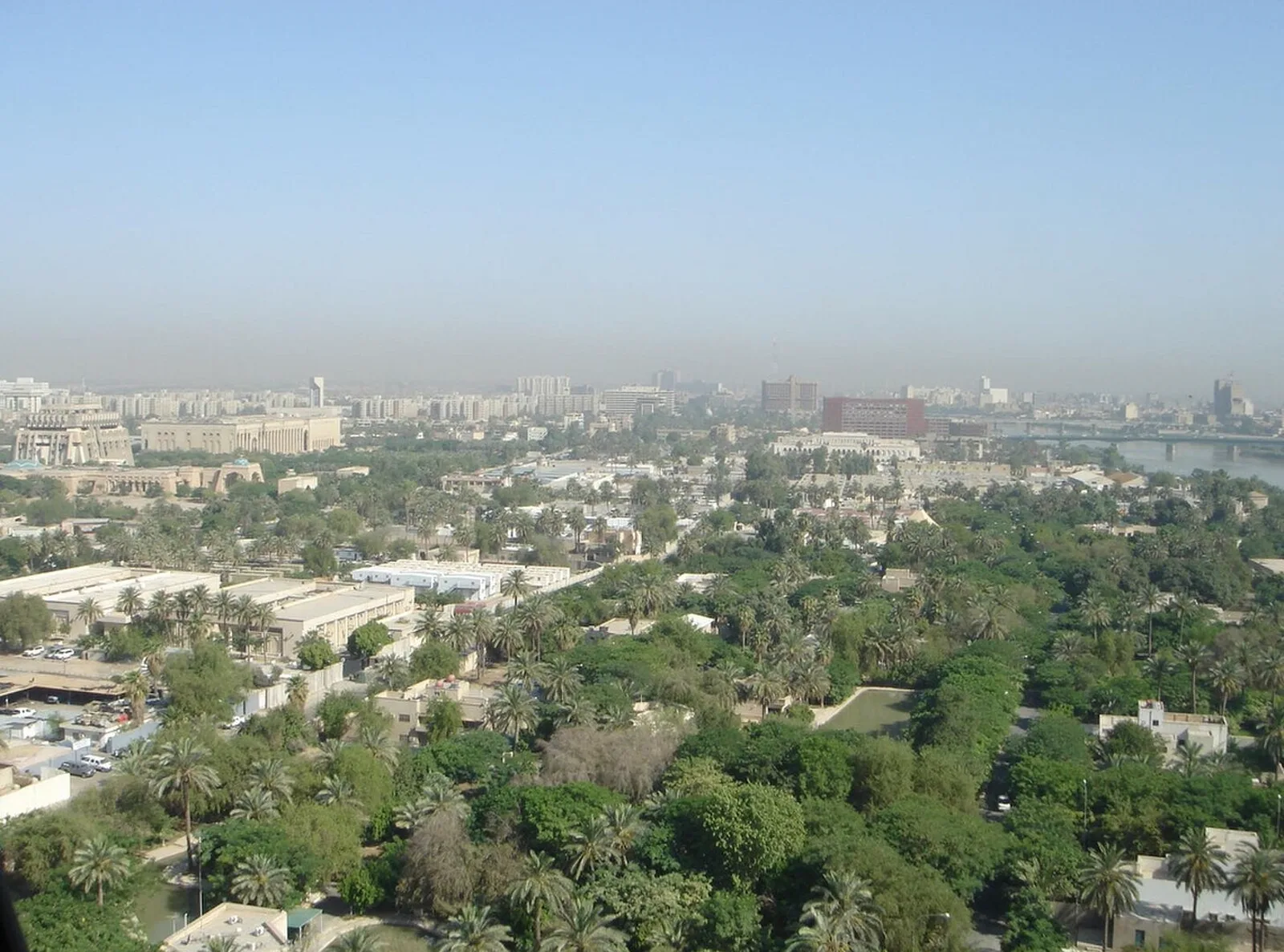 Baghdad's Green Zone, the fortified government district at the center of Iraq's sovereignty handover. Photo: Wikimedia C