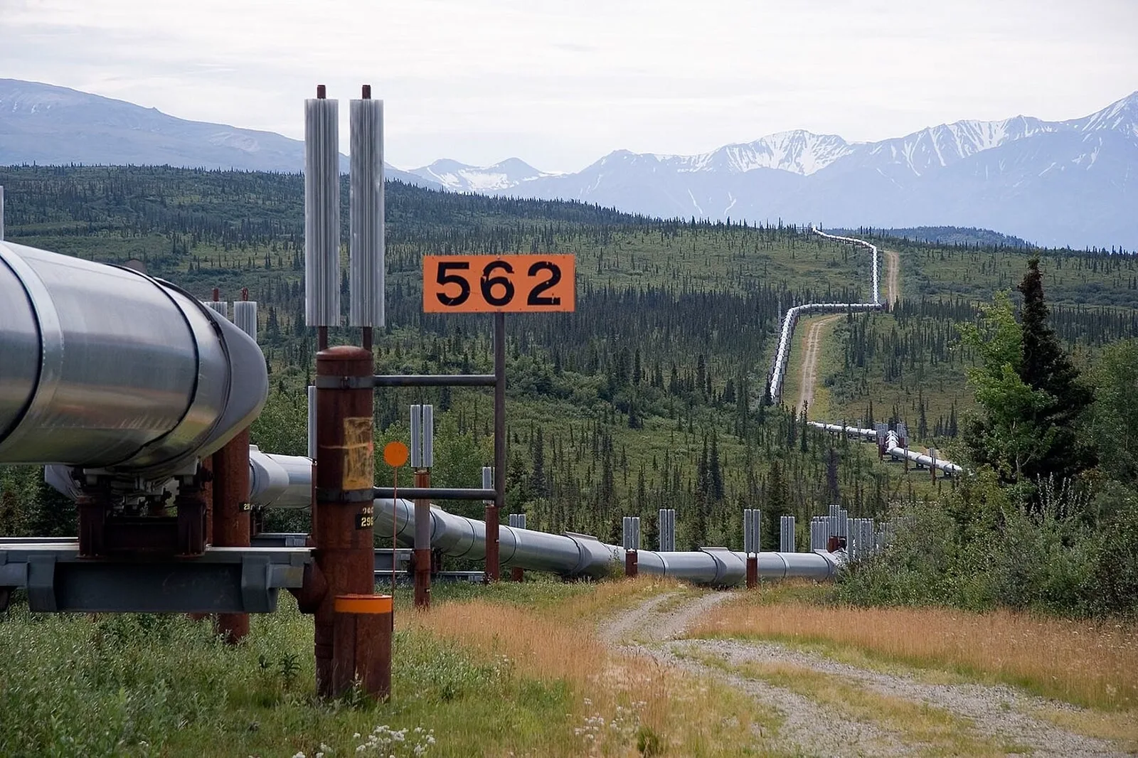The Trans-Alaska Pipeline System crossing tundra, the energy corridor behind Alaska LNG ambitions. Photo: Luca Galuzzi, 