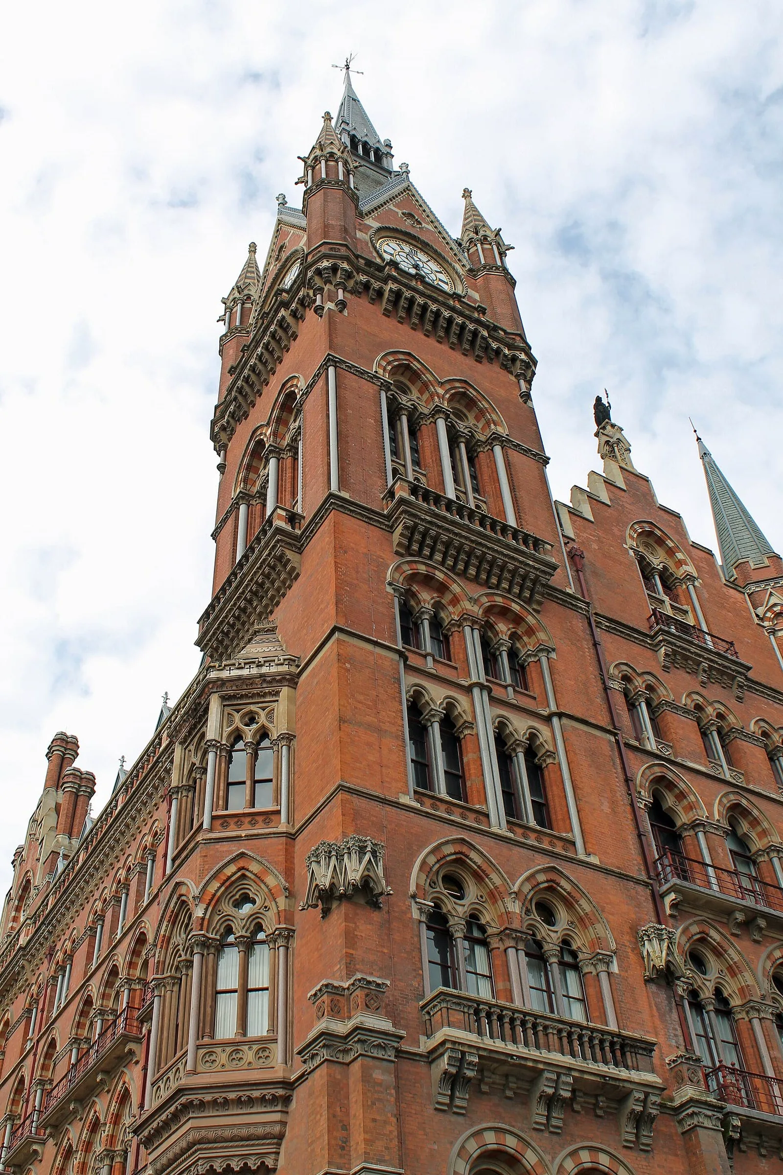 The clock tower at St Pancras railway station in London. Photo: Wikimedia Commons.