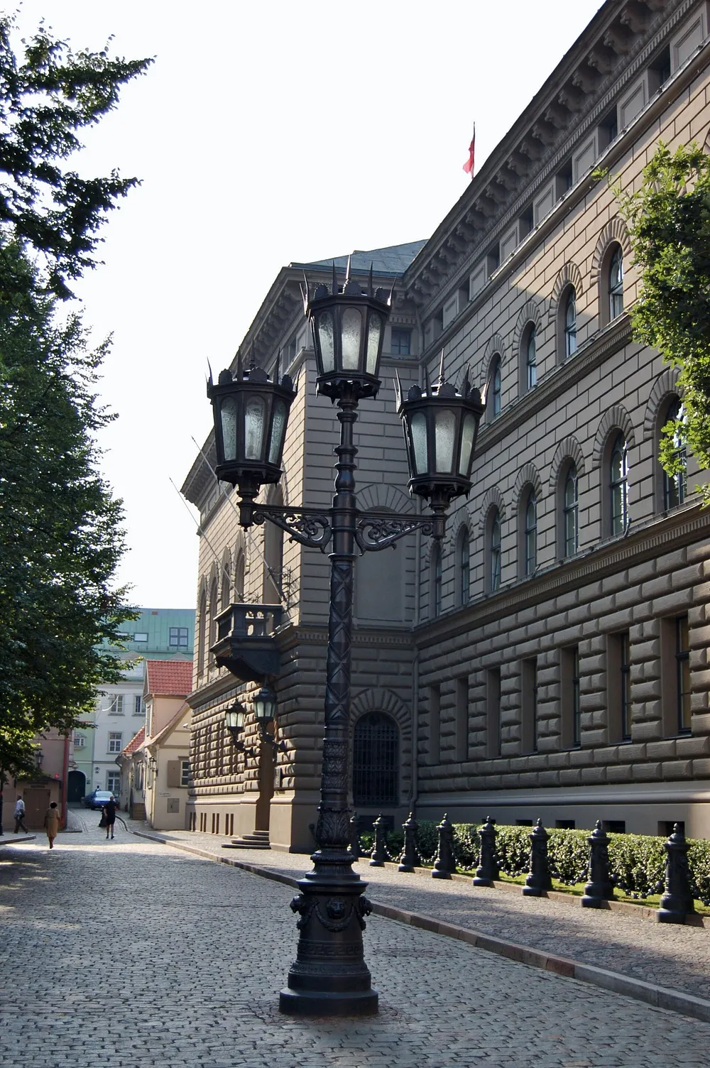 The main building of the Saeima, Latvia's parliament, in Riga. Photo: Wikimedia Commons.
