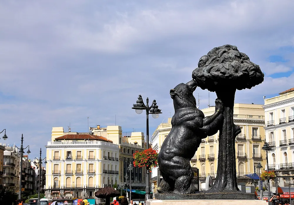 Puerta del Sol in central Madrid. Photo: Wikimedia Commons.