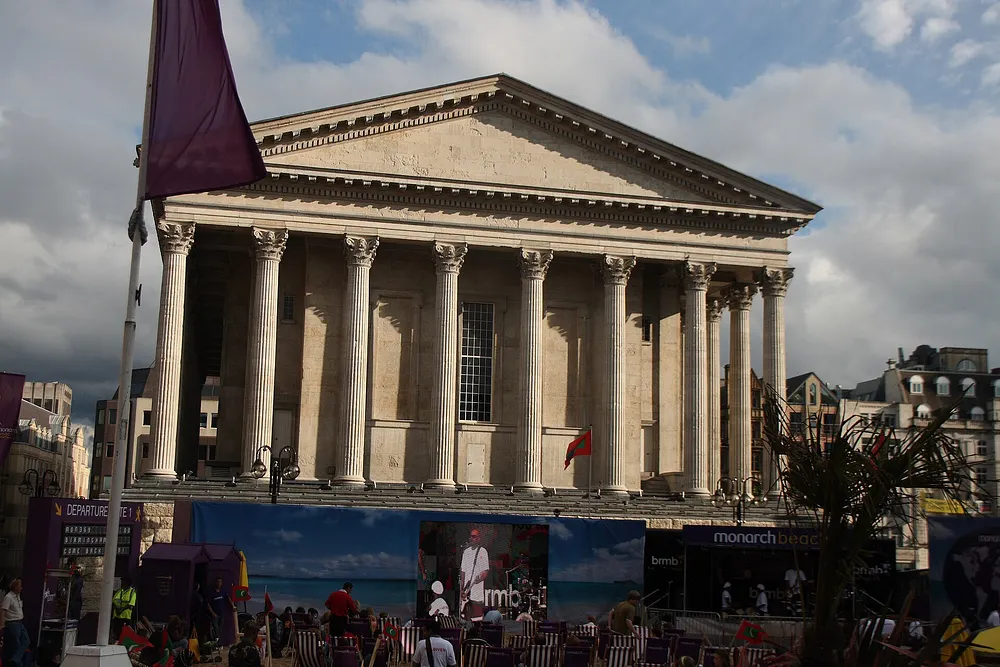 Birmingham Town Hall on Victoria Square in Birmingham city centre. Photo: Tony Hisgett / Wikimedia Commons, CC BY 2.0.