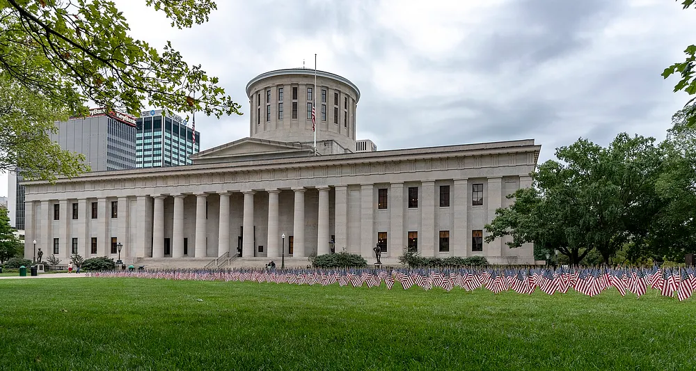 The Ohio Statehouse in Columbus. Photo: Emilymodell / Wikimedia Commons, CC BY-SA 4.0.