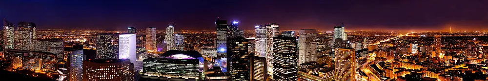 The La Defense business district in Paris. Photo: Dimitri Destugues / Wikimedia Commons, CC BY-SA 3.0.
