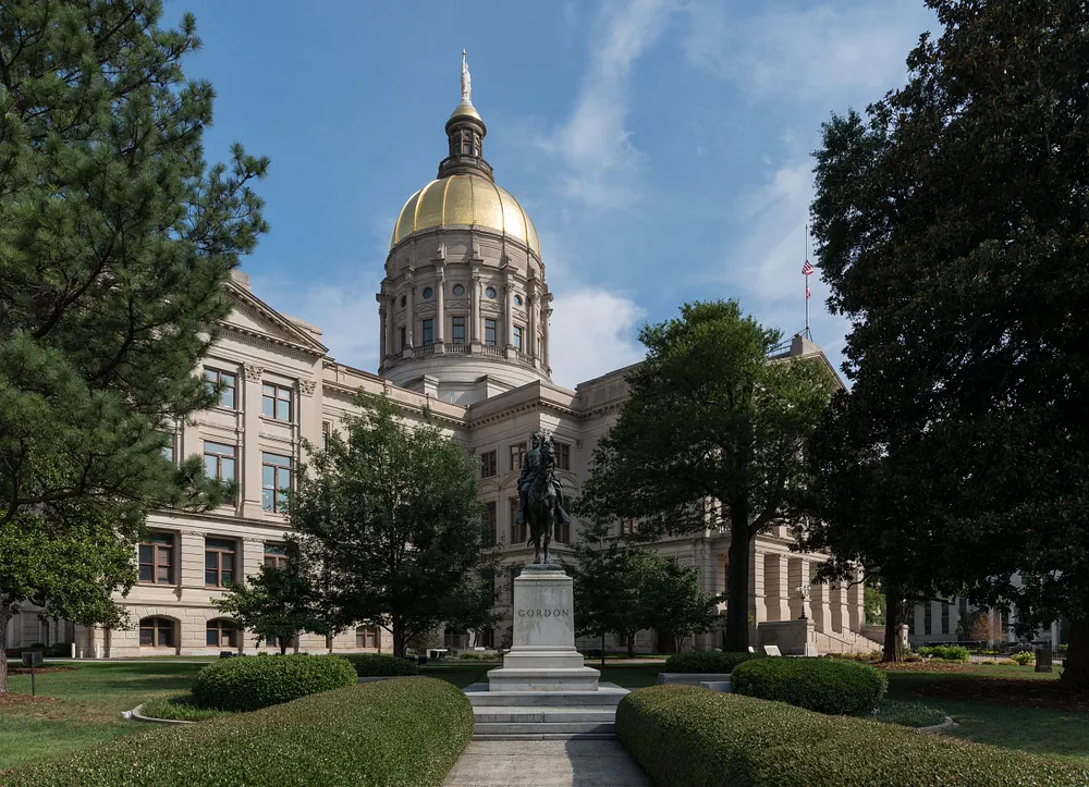 The north side of the Georgia State Capitol in Atlanta. Photo: DXR / Wikimedia Commons, CC BY-SA 4.0.