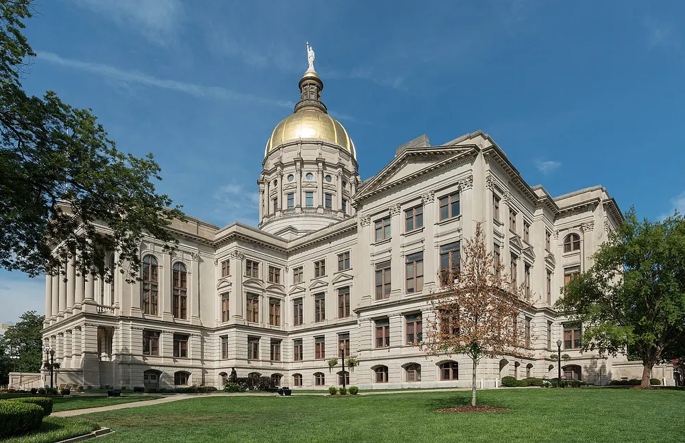 The west front of the Georgia State Capitol in Atlanta. Photo: DXR / Wikimedia Commons, CC BY-SA 4.0.