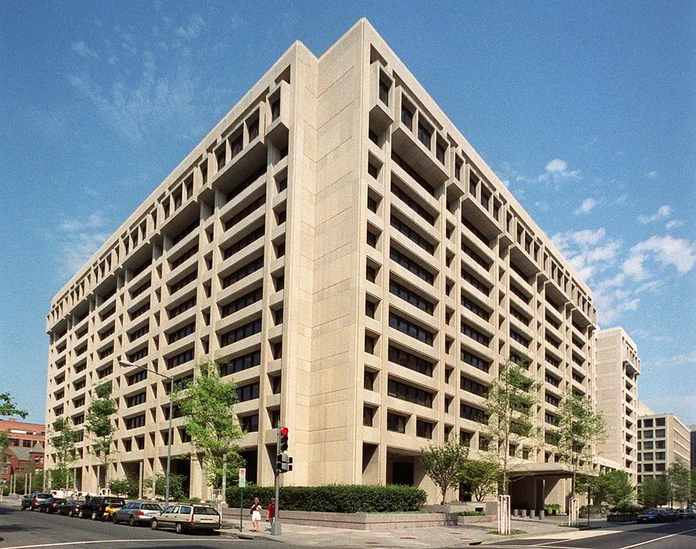 The International Monetary Fund headquarters in Washington. Photo: International Monetary Fund / Wikimedia Commons, public domain.