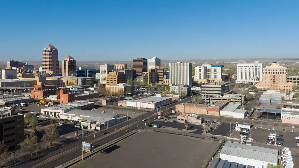 The Albuquerque, New Mexico skyline. Photo: Quintin Soloviev / Wikimedia Commons, CC BY 4.0.