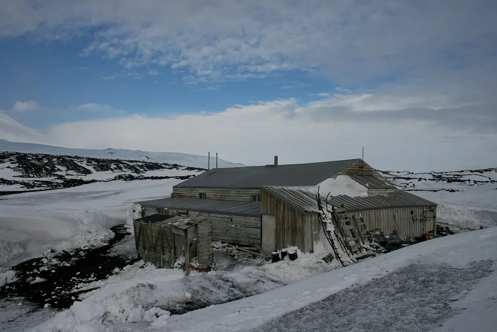 Scott's hut at Cape Evans in Antarctica. Photo: Eli Duke / Wikimedia Commons, CC BY-SA 2.0.