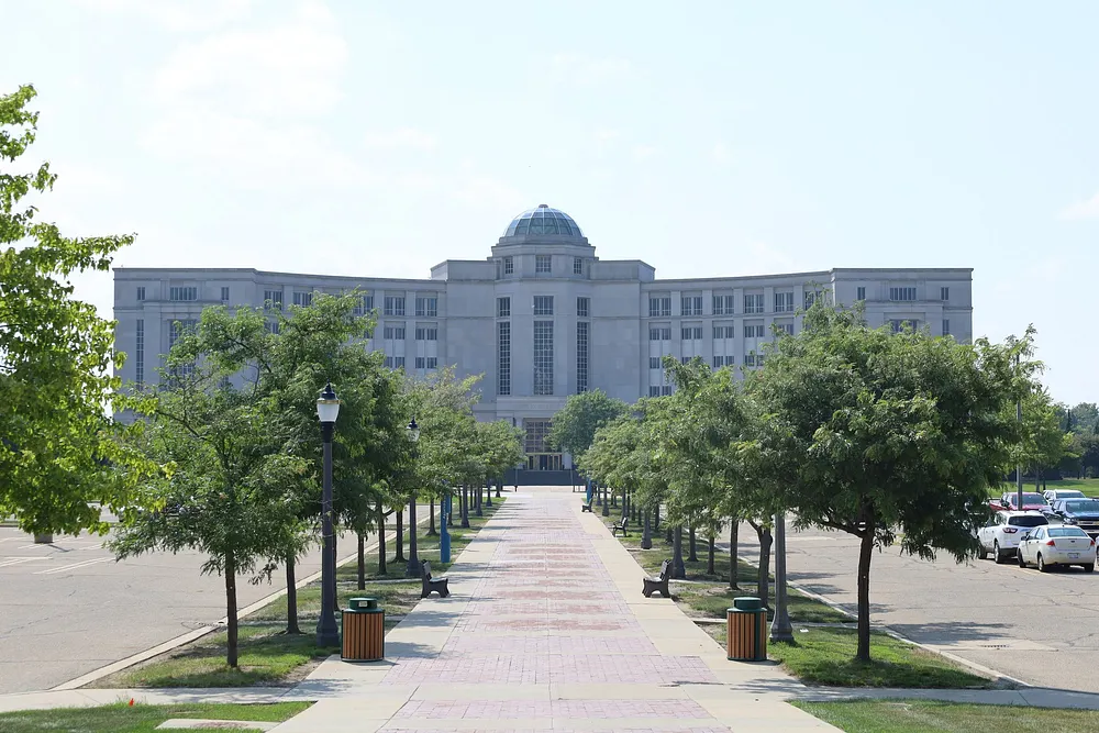 The Michigan Hall of Justice in Lansing. Photo: Antony-22 / Wikimedia Commons, CC BY-SA 4.0.