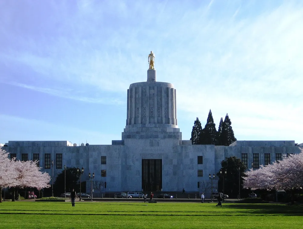 The Oregon State Capitol in Salem. Photo: M.O. Stevens / Wikimedia Commons, public domain.