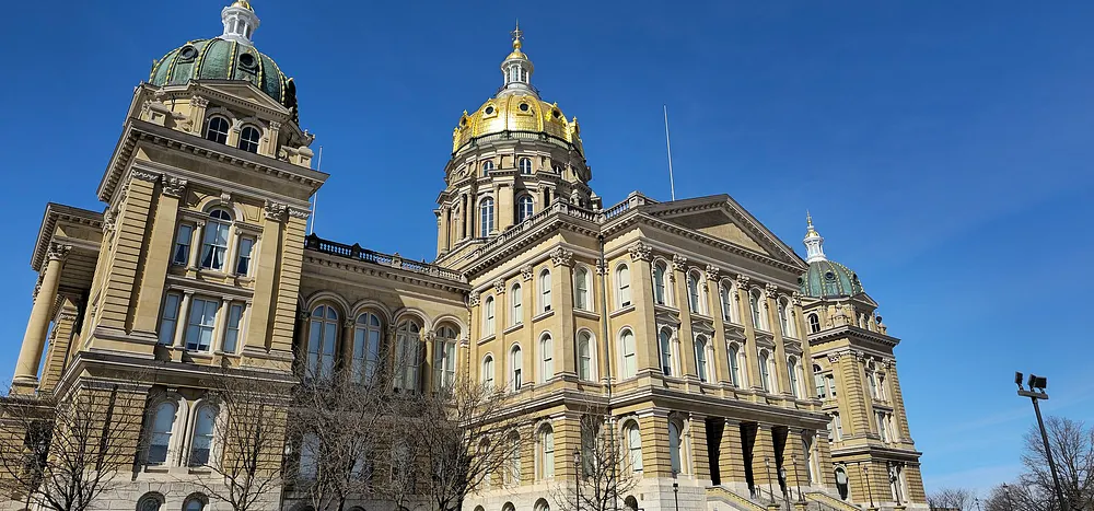 The Iowa State Capitol in Des Moines. Photo: Thesavagenorwegian / Wikimedia Commons, CC BY 4.0.