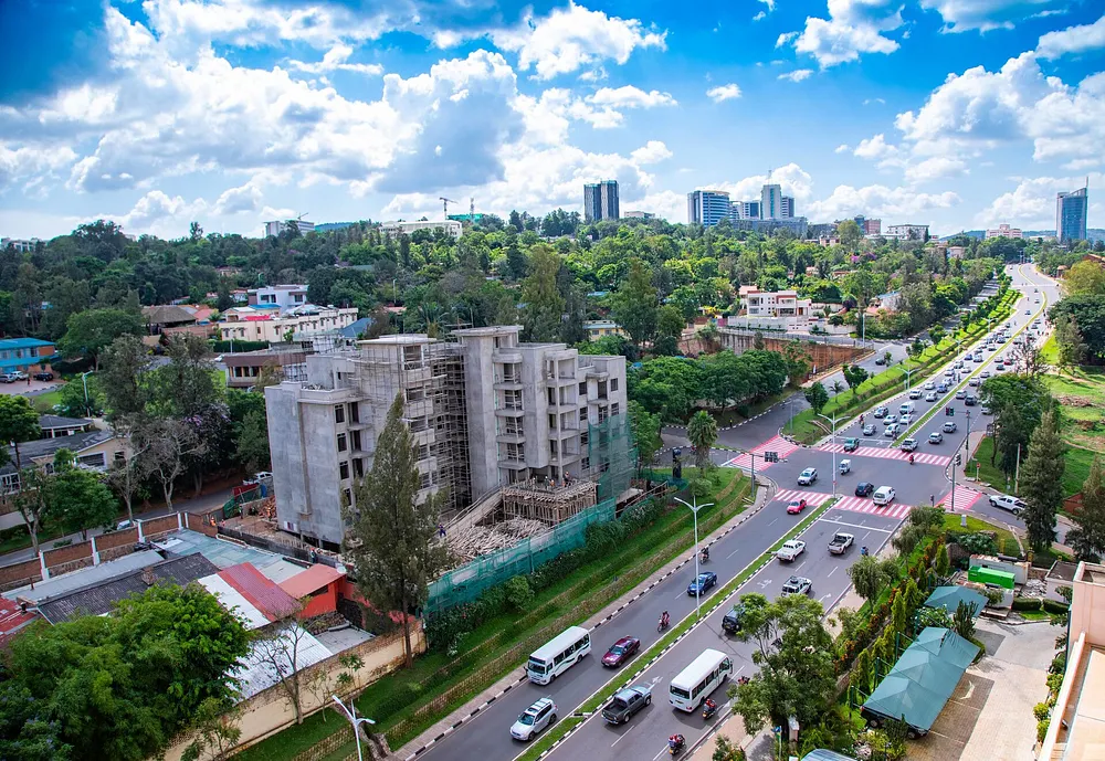A street in Kigali, Rwanda. Photo: Emmanuelkwizera / Wikimedia Commons, CC BY-SA 4.0.