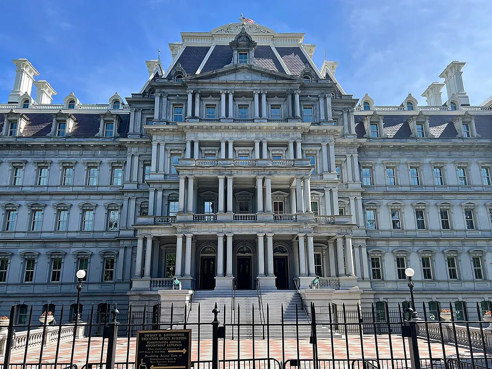 The Eisenhower Executive Office Building, beside the White House. Photo: 颐园居 / Wikimedia Commons, CC BY 4.0.
