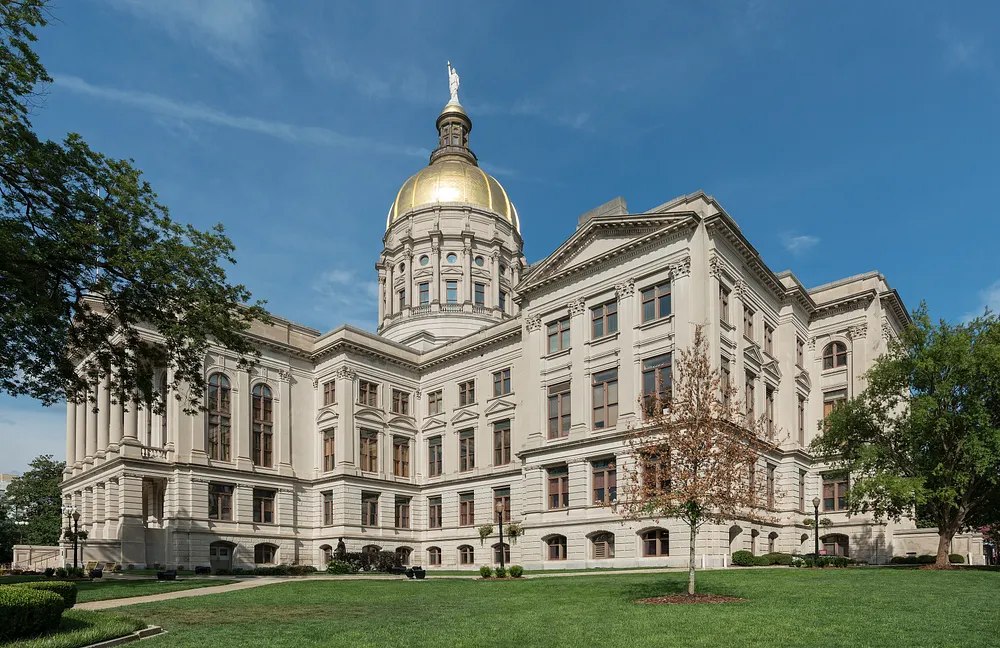 The west front of the Georgia State Capitol in Atlanta. Photo: DXR / Wikimedia Commons, CC BY-SA 4.0.