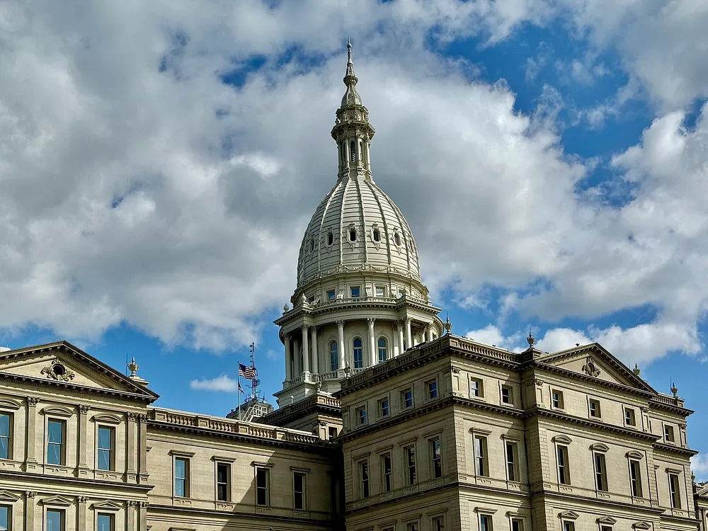 The dome of the Michigan State Capitol in Lansing. Photo: w_lemay / Wikimedia Commons, CC BY-SA 2.0.