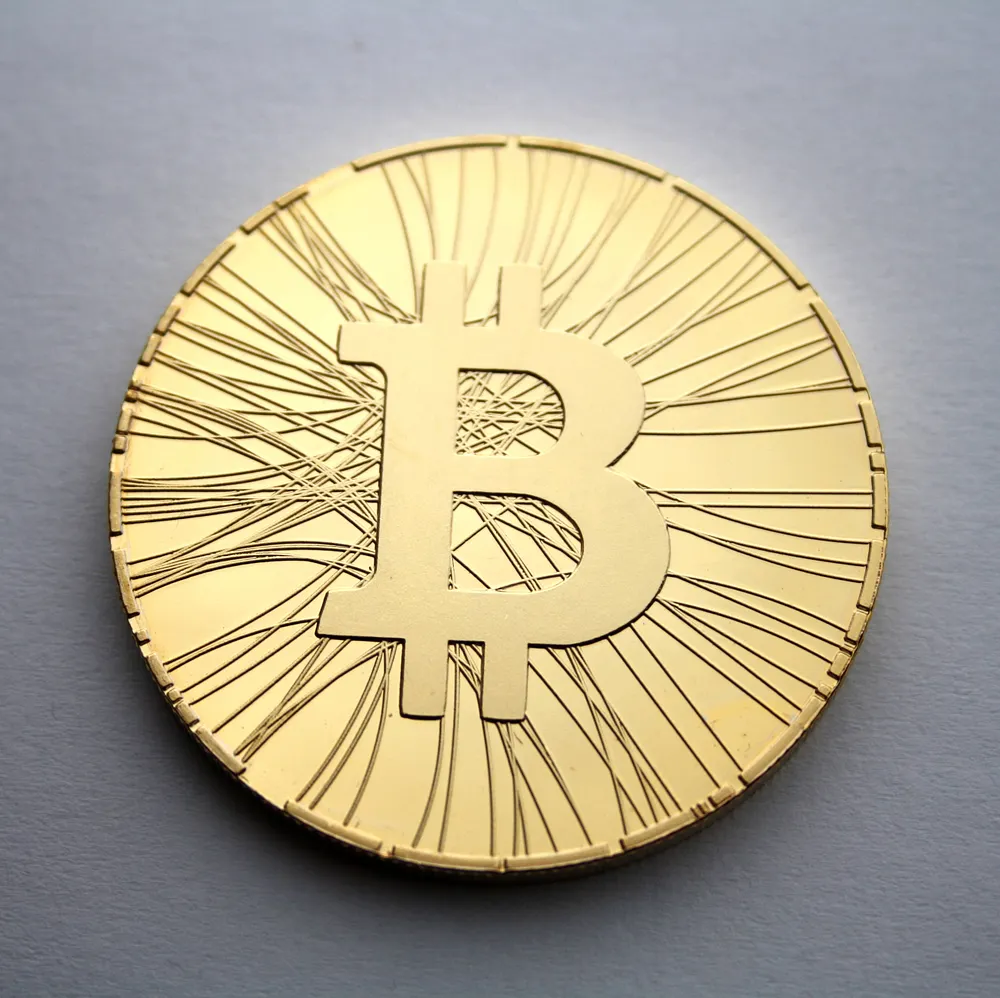 A physical bitcoin token. Photo: AntanaCoins / Wikimedia Commons, CC BY-SA 3.0.