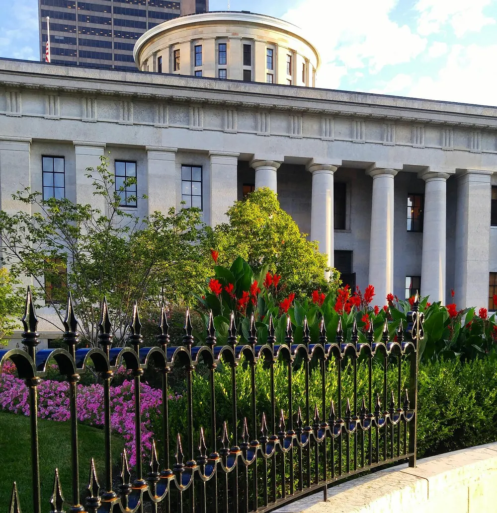 The Ohio Statehouse in Columbus. Photo: Emilymodell / Wikimedia Commons, CC BY-SA 4.0.