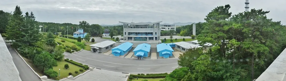 The Joint Security Area on the Korean border. Photo: David Clayton Ellsworth / Wikimedia Commons, CC BY-SA 4.0.